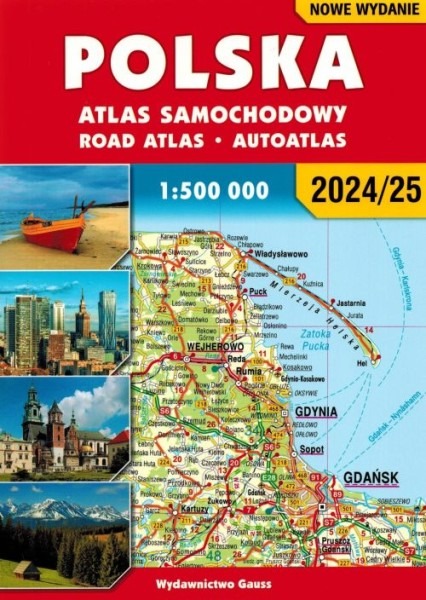 Image of Polska. Atlas samochodowy. 1:500 000 Wyd. 2024/2025