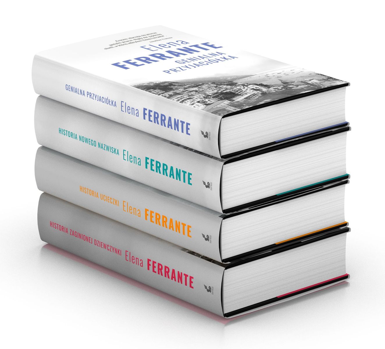 Image of Pakiet Cykl neapolitański. Genialna przyjaciółka / Historia nowego nazwiska / Historia ucieczki / Historia zaginionej dziewczynki wyd. 2024