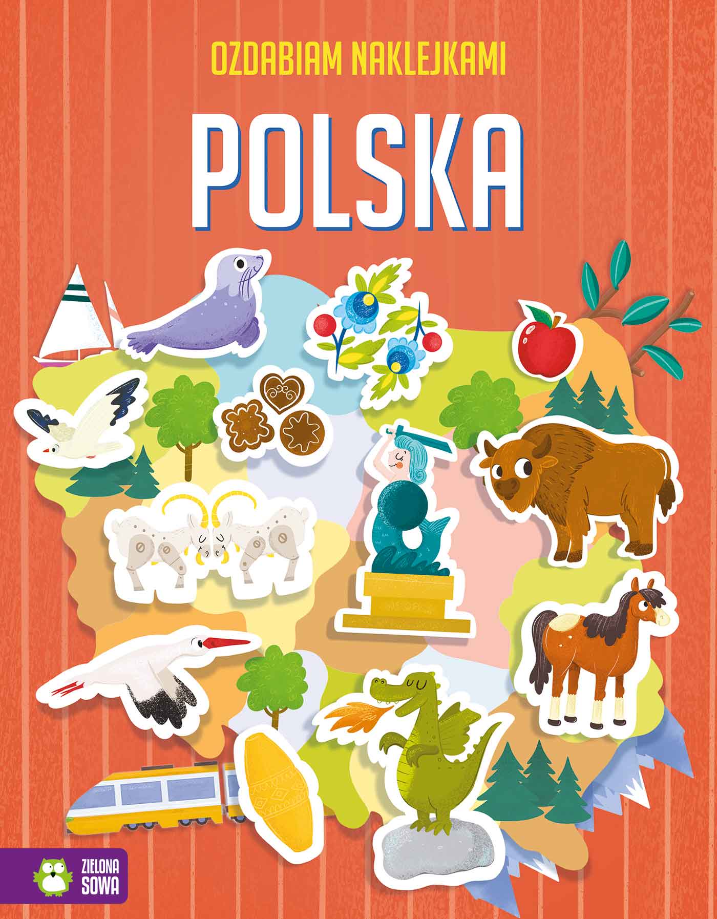 Image of Polska. Ozdabiam naklejkami