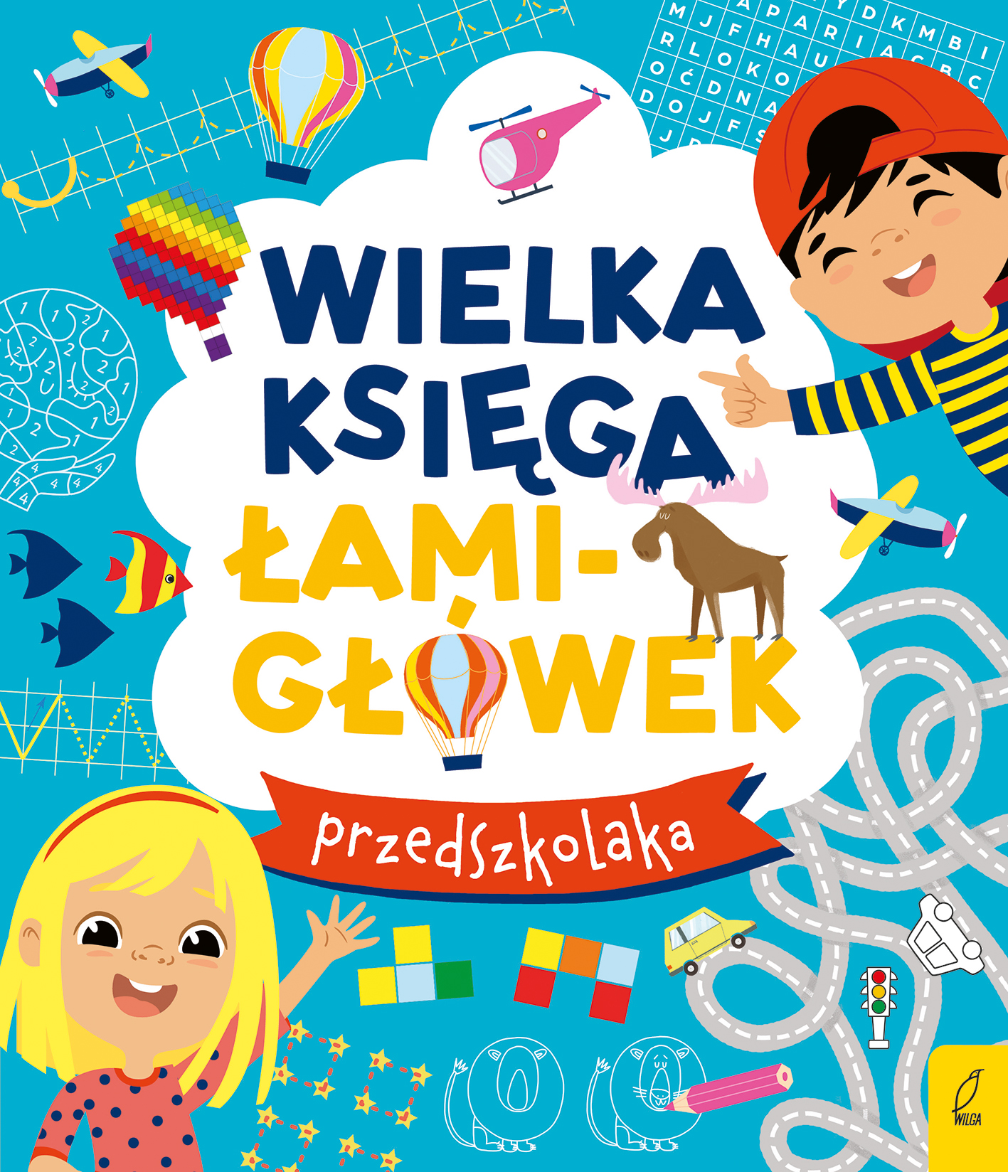 Image of Wielka księga łamigłówek przedszkolaka