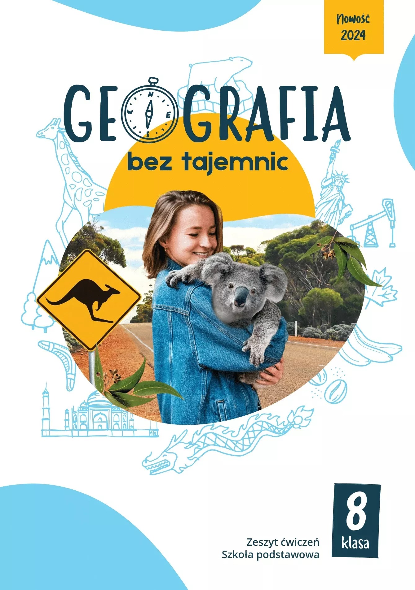 Image of Geografia bez tajemnic zeszyt ćwiczeń klasa 8 szkoła podstawowa