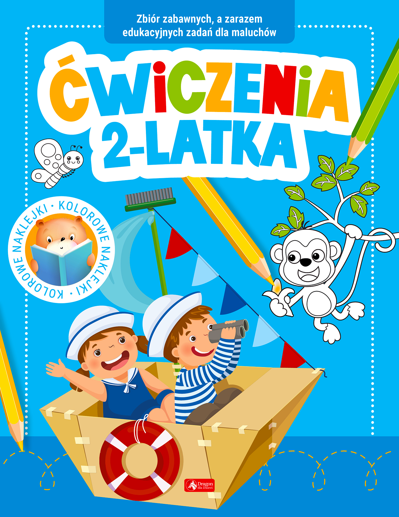Image of Ćwiczenia 2-latka z naklejkami