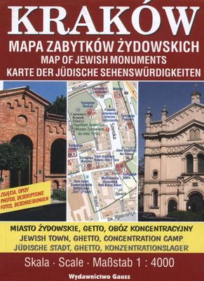 Image of Kraków. Mapa zabytków żydowskich 1:4000