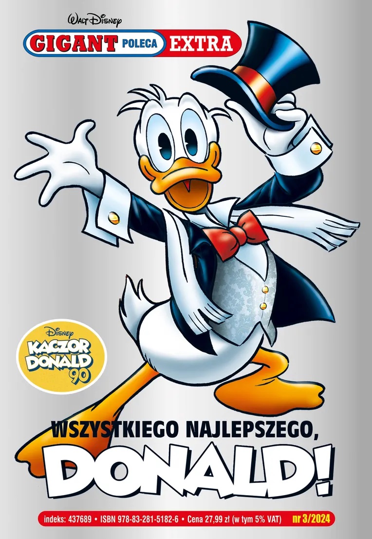 Image of Wszystkiego najlepszego Donald. Tom 3/2024. Gigant Poleca Extra