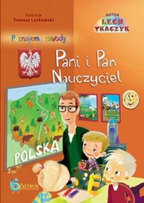 Image of Pani i Pan Nauczyciel Książka edukacyjna dla dzieci z audiobookiem