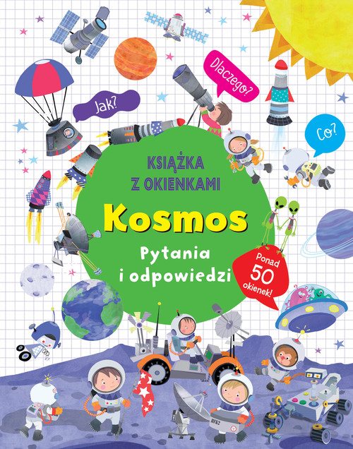 Image of Kosmos Pytania i odpowiedzi Książka z okienkami