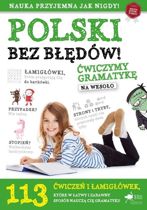 Image of Polski bez błędów. Ćwiczymy gramatykę na wesoło
