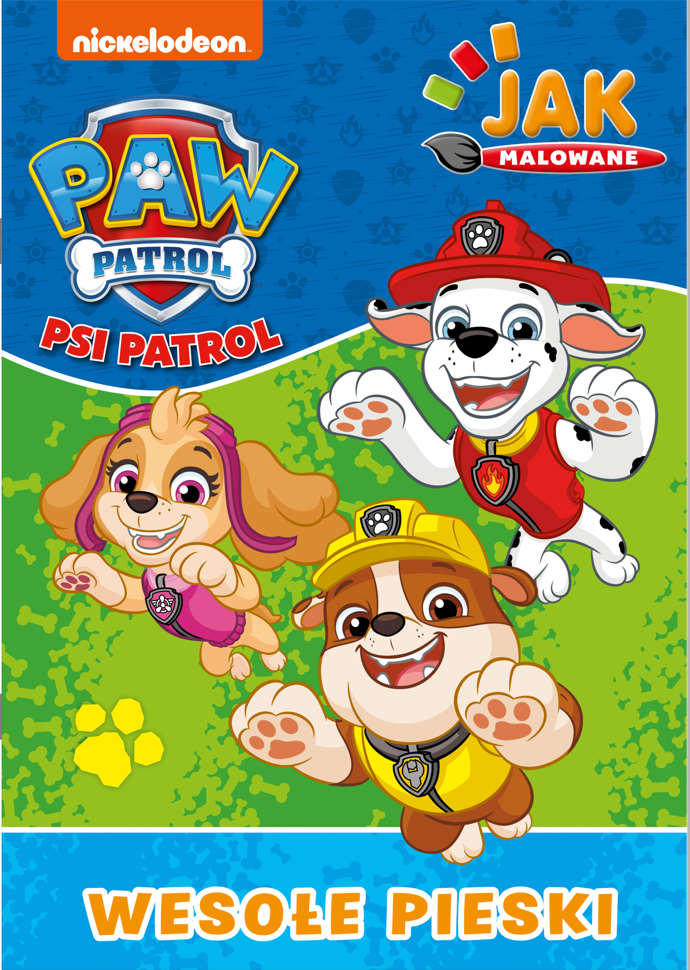 Image of Wesołe pieski. Psi Patrol. Jak malowane