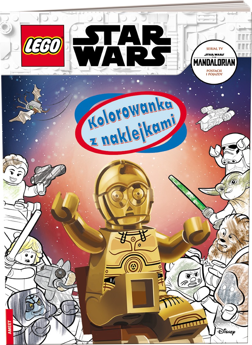 Image of LEGO Star Wars Kolorowanka z Naklejkami NA-6303