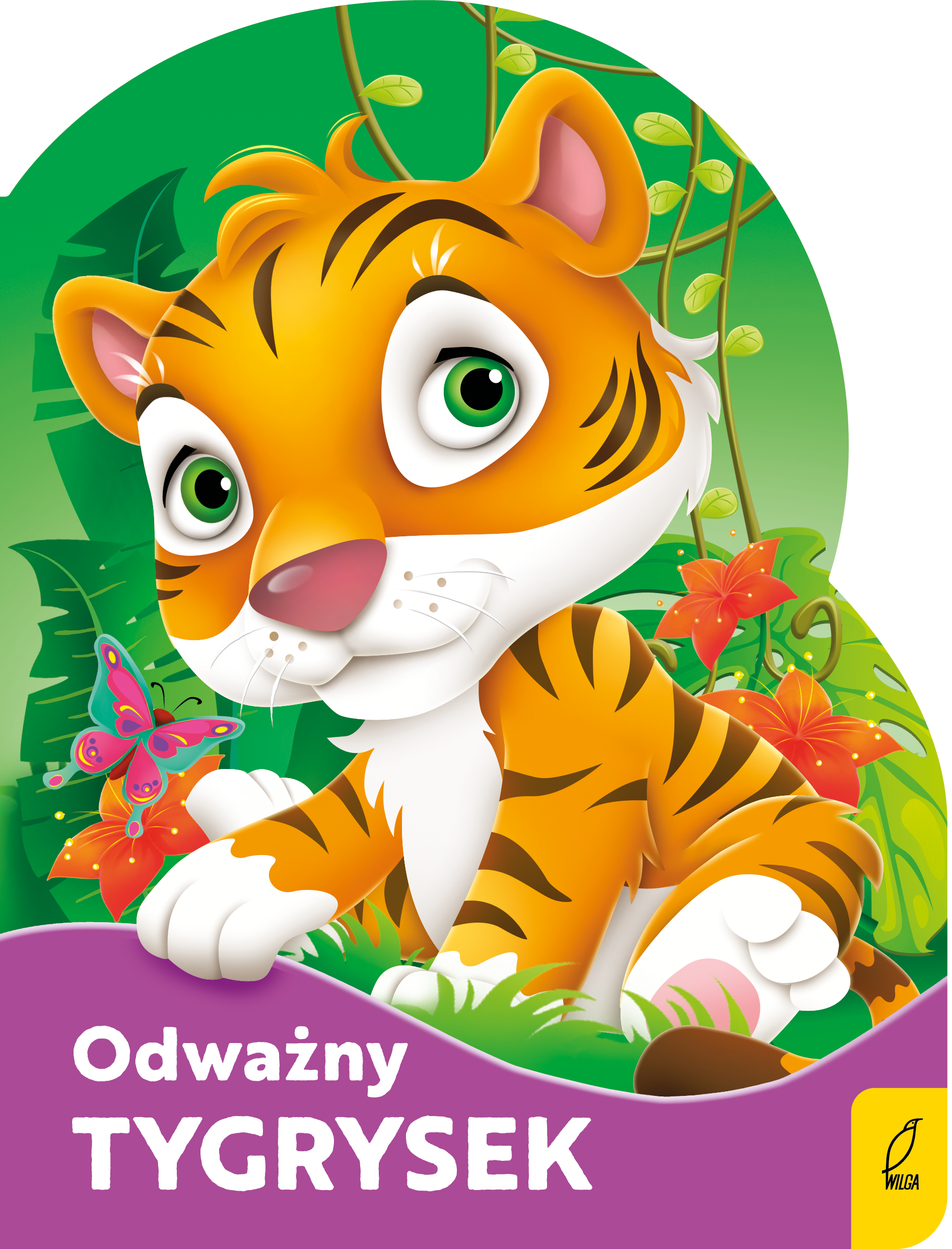 Image of Odważny tygrysek. Wykrojnik