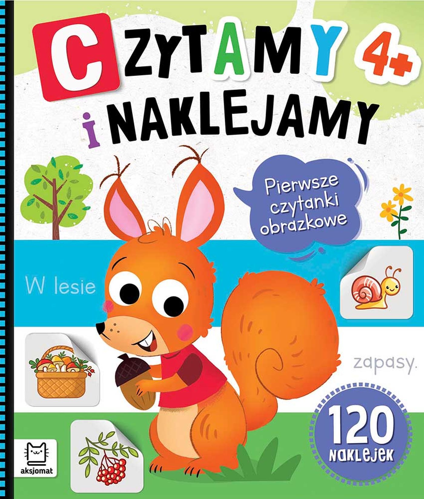 Image of Czytamy i naklejamy. Pierwsze czytanki obrazkowe 4+