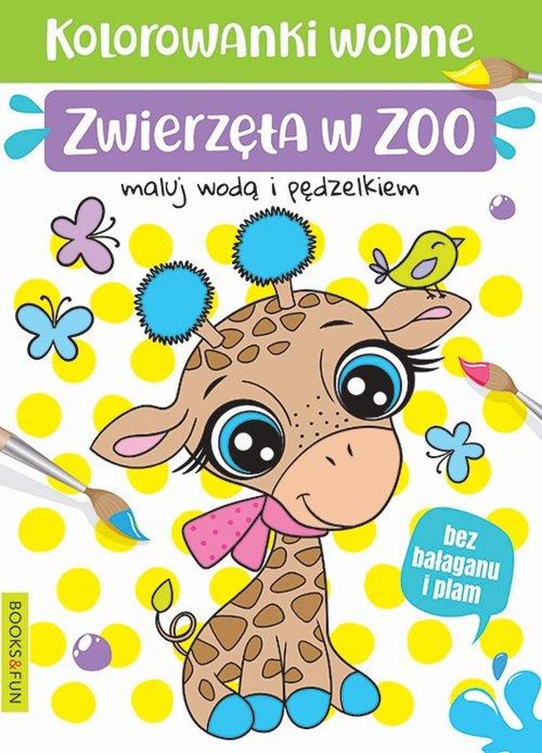 Image of Zwierzęta w ZOO. Kolorowanki wodna