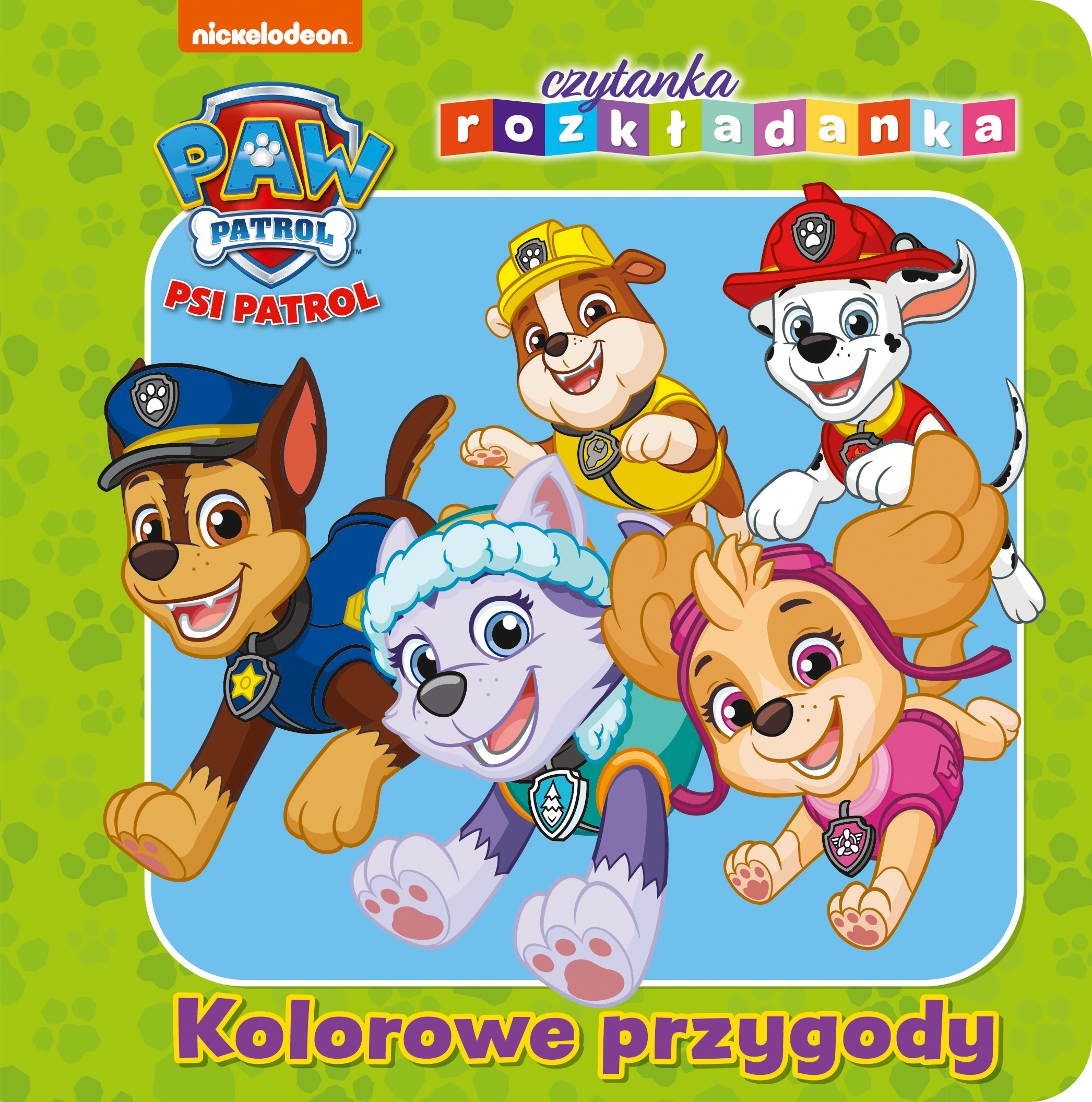 Image of Kolorowe przygody. Psi Patrol. Czytanka rozkładanka