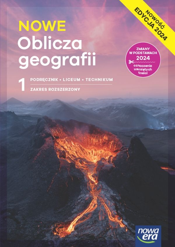 Image of Nowa geografia oblicza geografii podręcznik 1 liceum i technikum zakres rozszerzony EDYCJA 2024