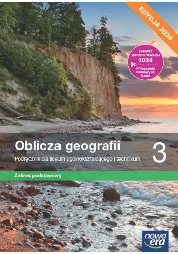 Image of Nowa geografia oblicza geografii podręcznik 3 liceum i technikum zakres podstawowy EDYCJA 2024