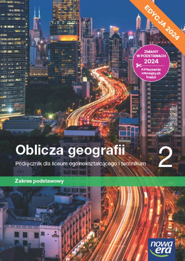Image of Nowa geografia oblicza geografii podręcznik 2 liceum i technikum zakres podstawowy EDYCJA 2024