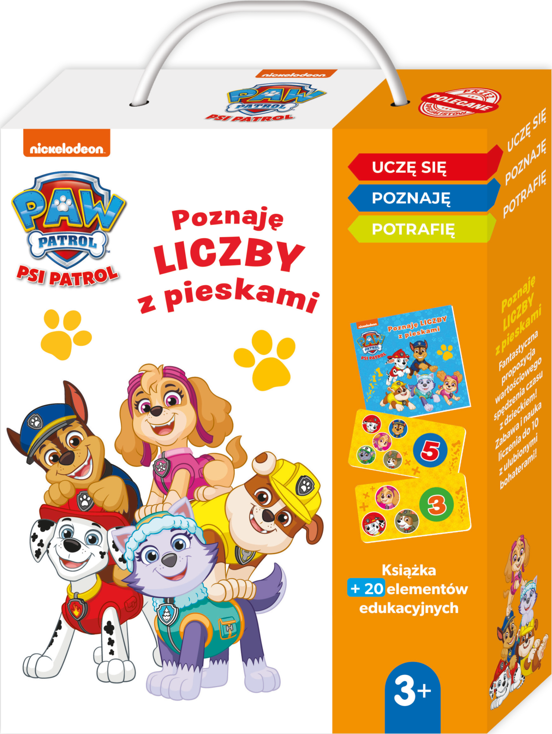 Image of Poznaję liczby z pieskami. Psi Patrol. Uczę się, poznaję, potrafię