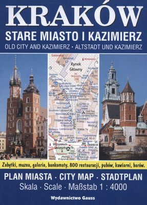 Image of Kraków, Stare Miasto i Kazimierz. Plan miasta 1:4000 wyd. 11