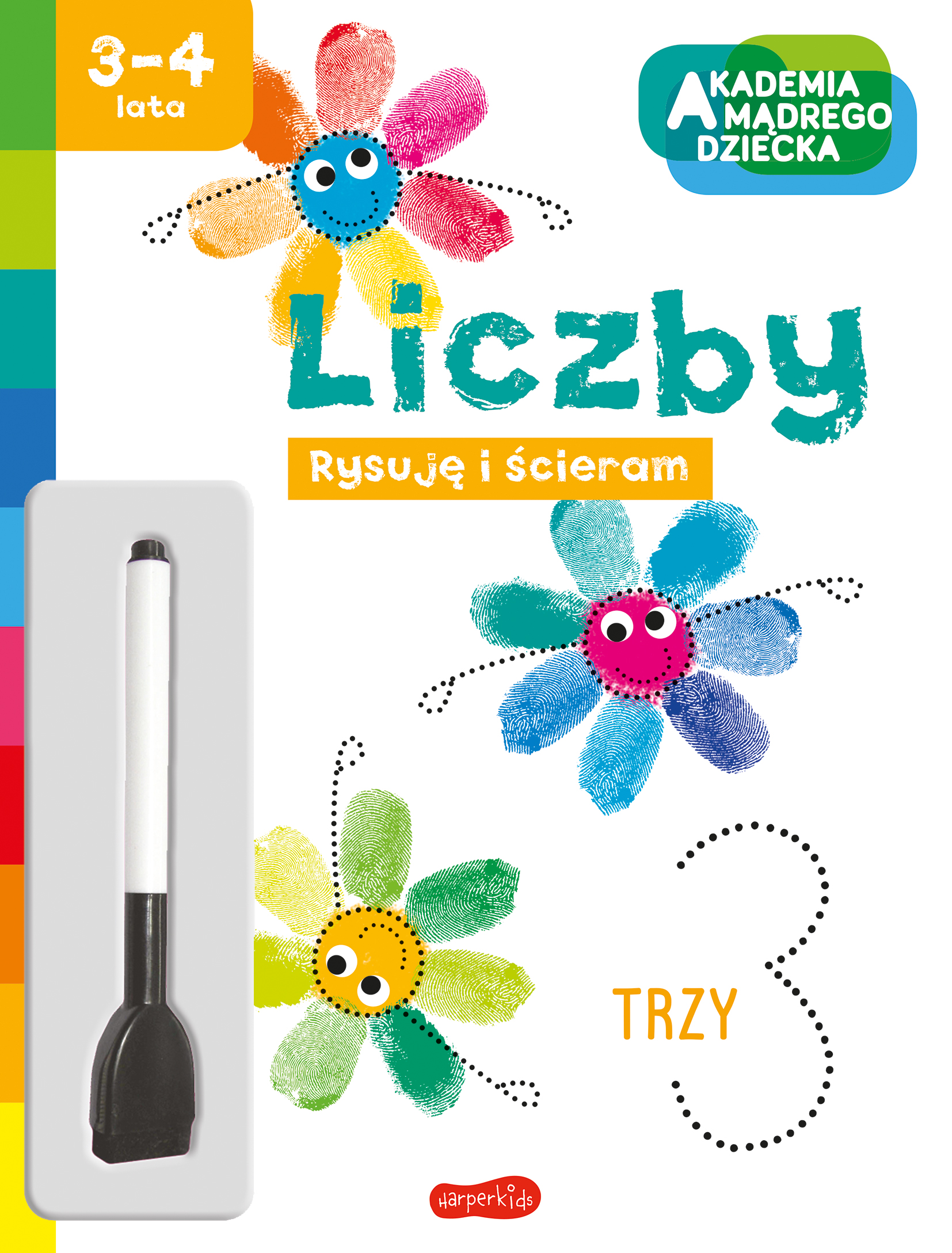 Image of Liczby. Akademia mądrego dziecka. Rysuję i ścieram