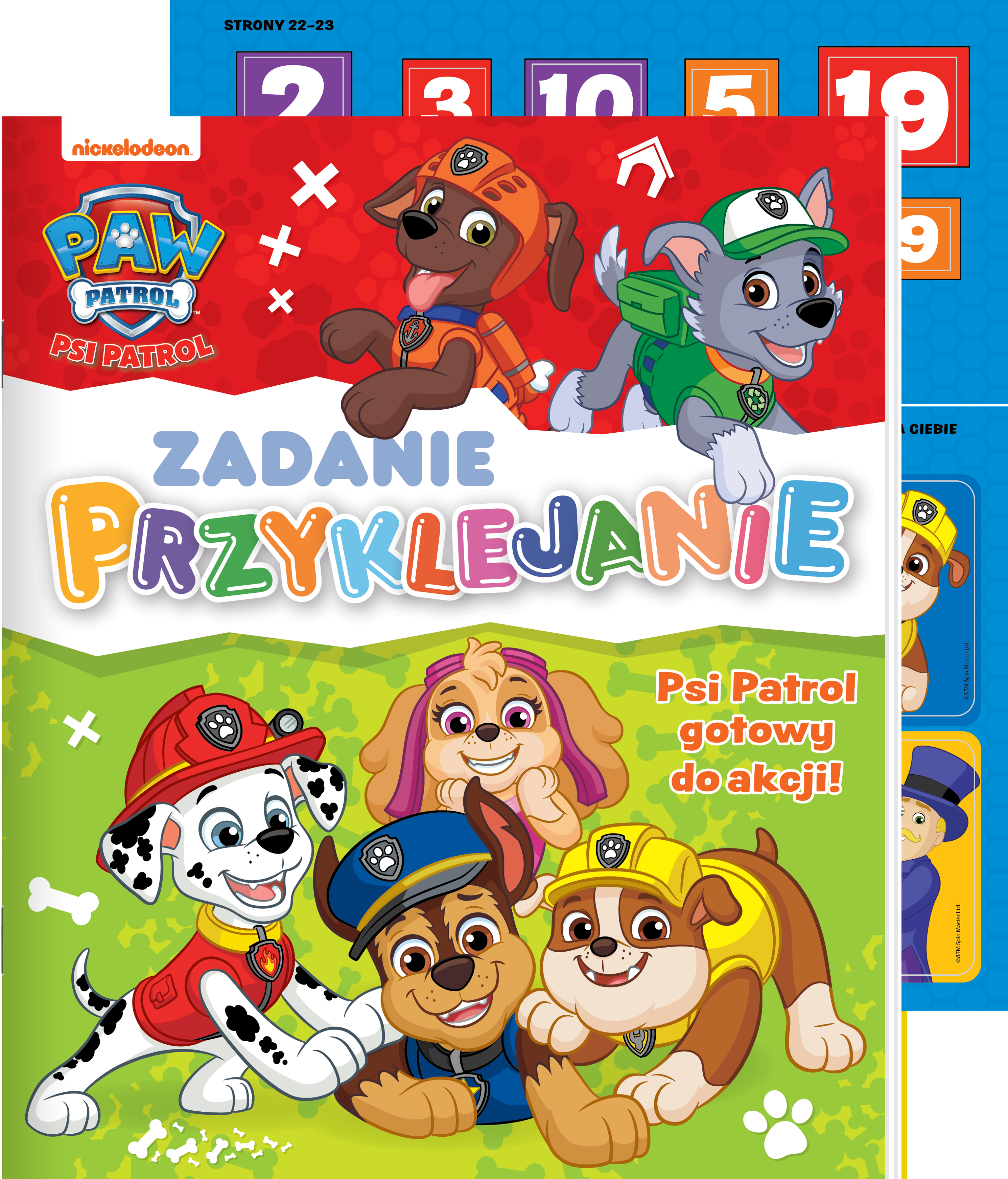 Image of Psi Patrol gotowy do akcji. Psi Patrol. Zadanie Przyklejanie