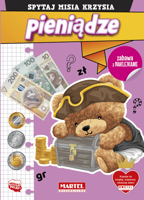 Image of Pieniądze z naklejkami. Spytaj Misia Krzysia