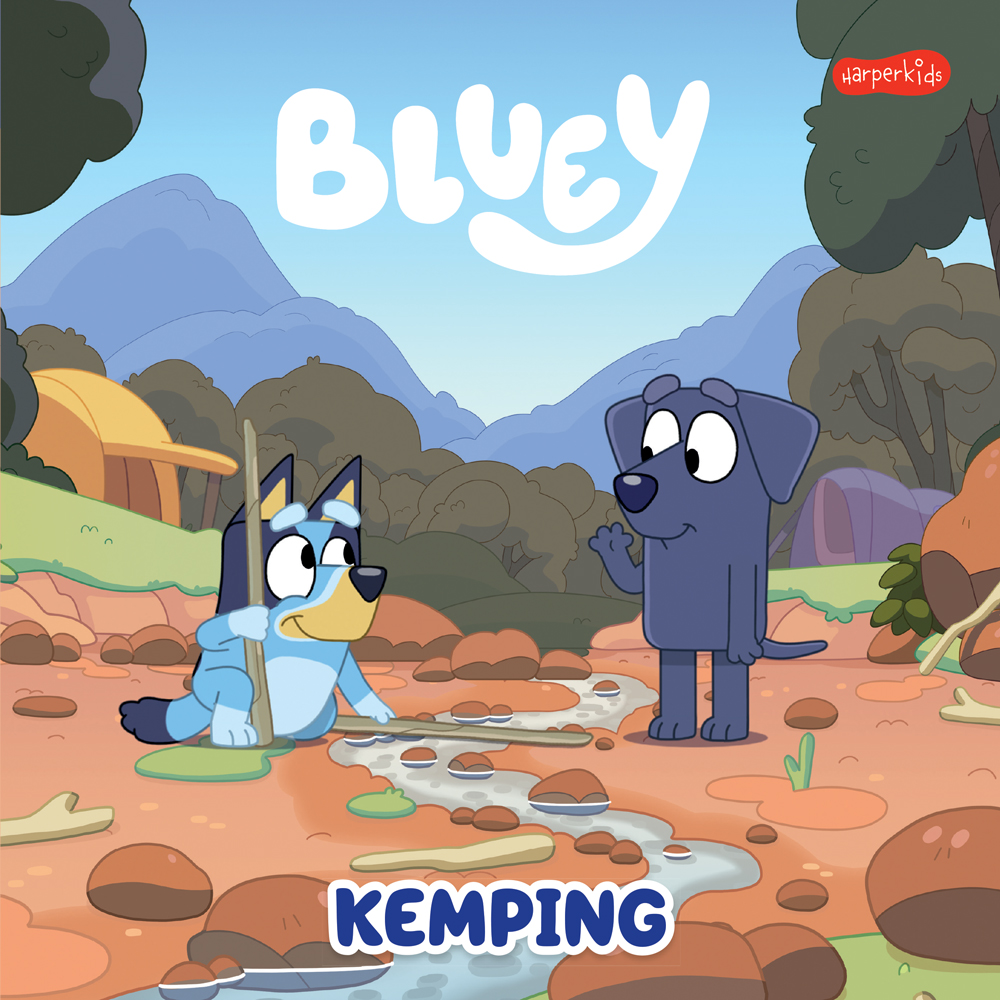 Image of Kemping. Bluey. Moja czytanka