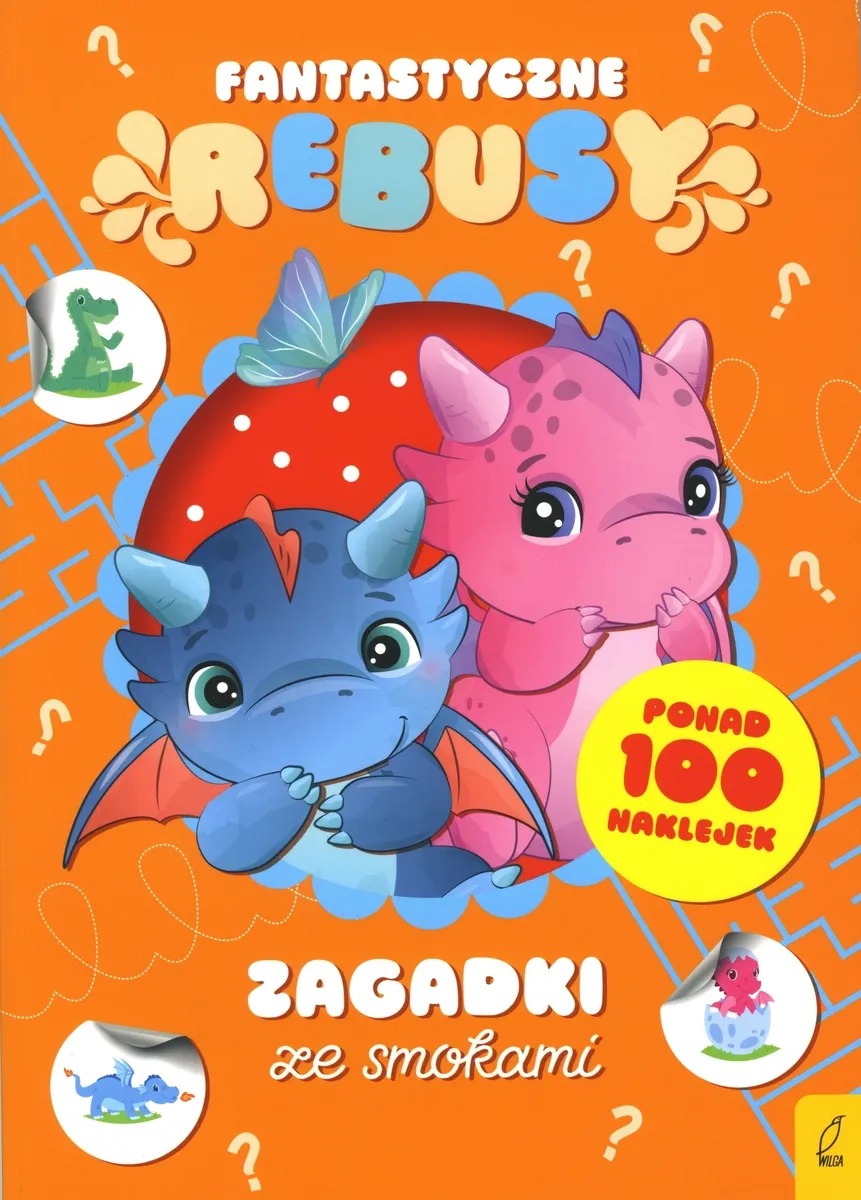 Image of Zagadki ze smokami. Fantastyczne rebusy