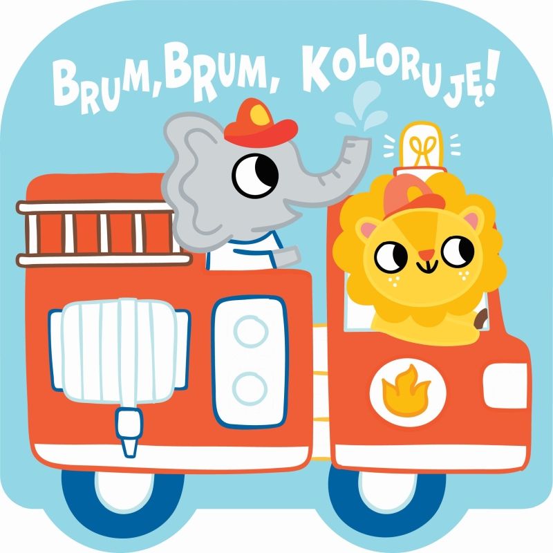 Image of Brum, brum, koloruję (wóz strażacki)