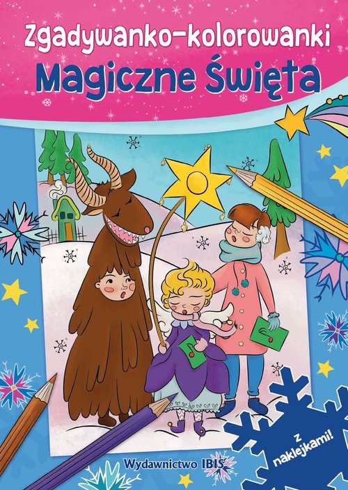 Image of Zgadywanko-kolorowanki Magiczne święta + naklejki