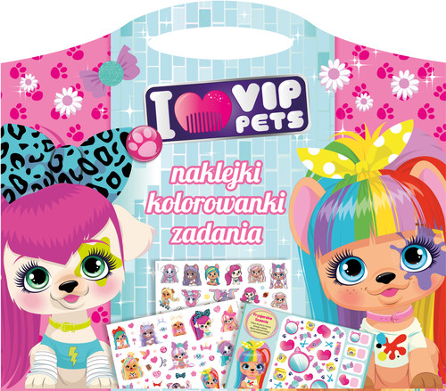 Image of I love my VIP Pets. Naklejki, kolorowanki, zadania