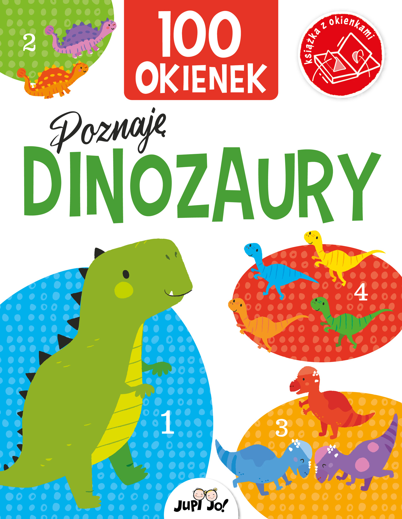 Image of Poznaję dinozaury. 100 okienek
