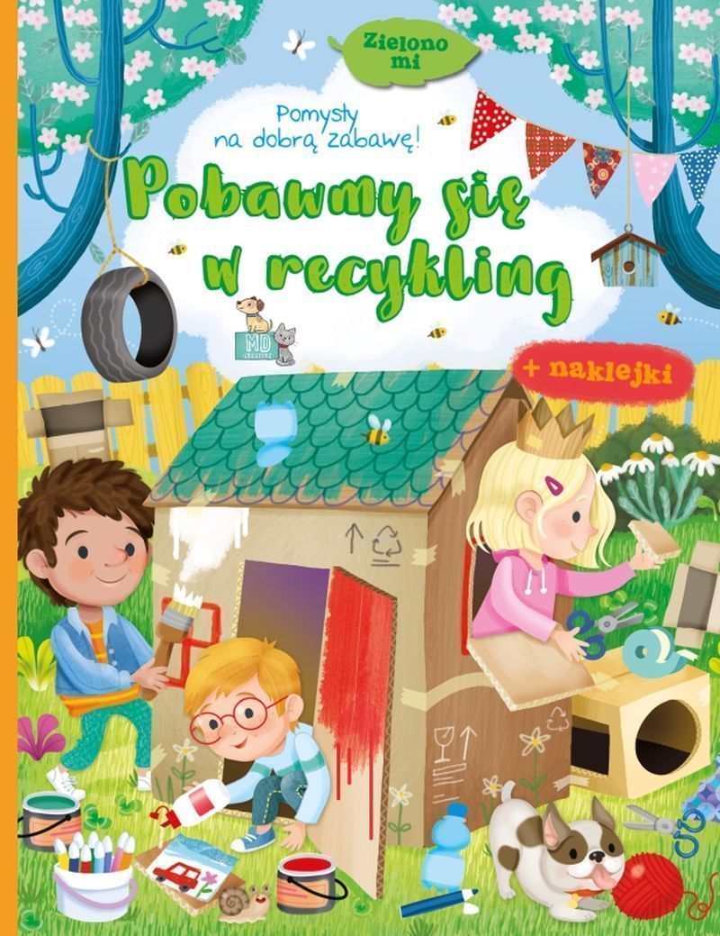 Image of Pobawmy się w recykling. Zielono mi, Książeczka z naklejkami