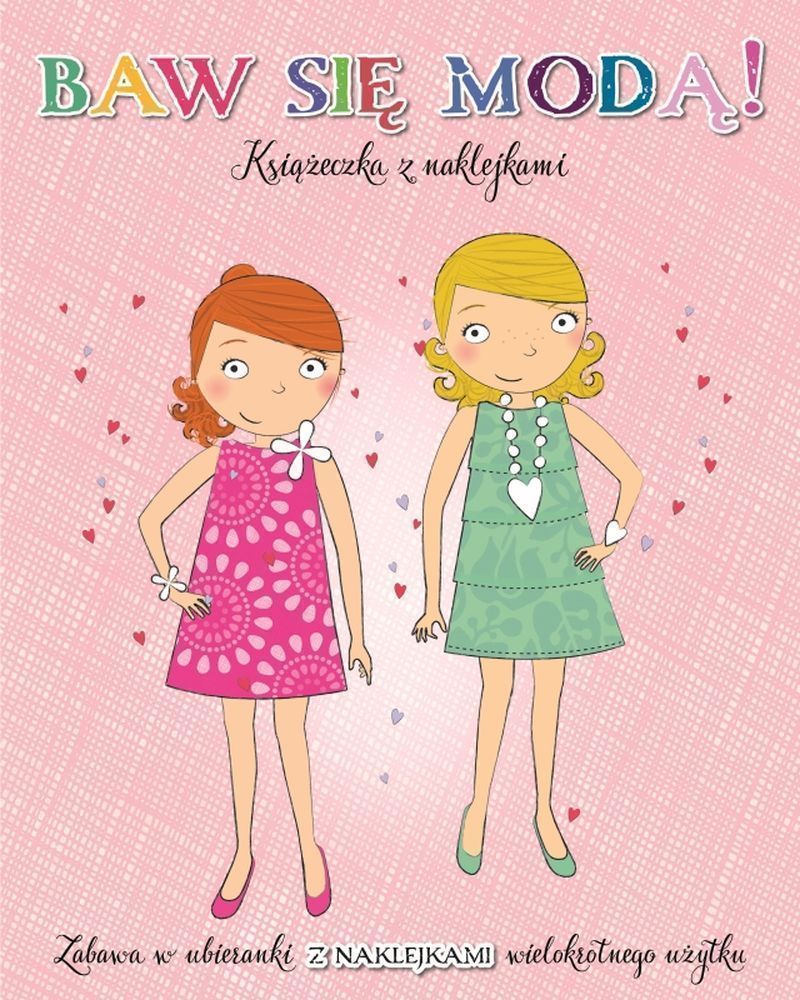 Image of Baw się modą z naklejkami! Różowa