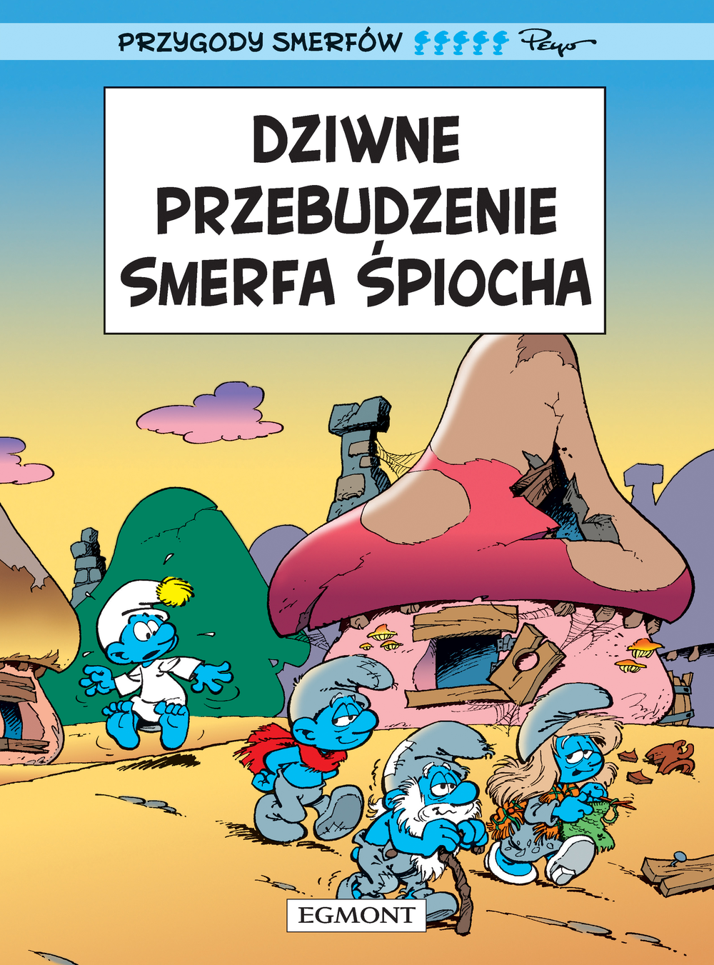 Image of Dziwne przebudzenie Smerfa Śpiocha. Smerfy Komiks