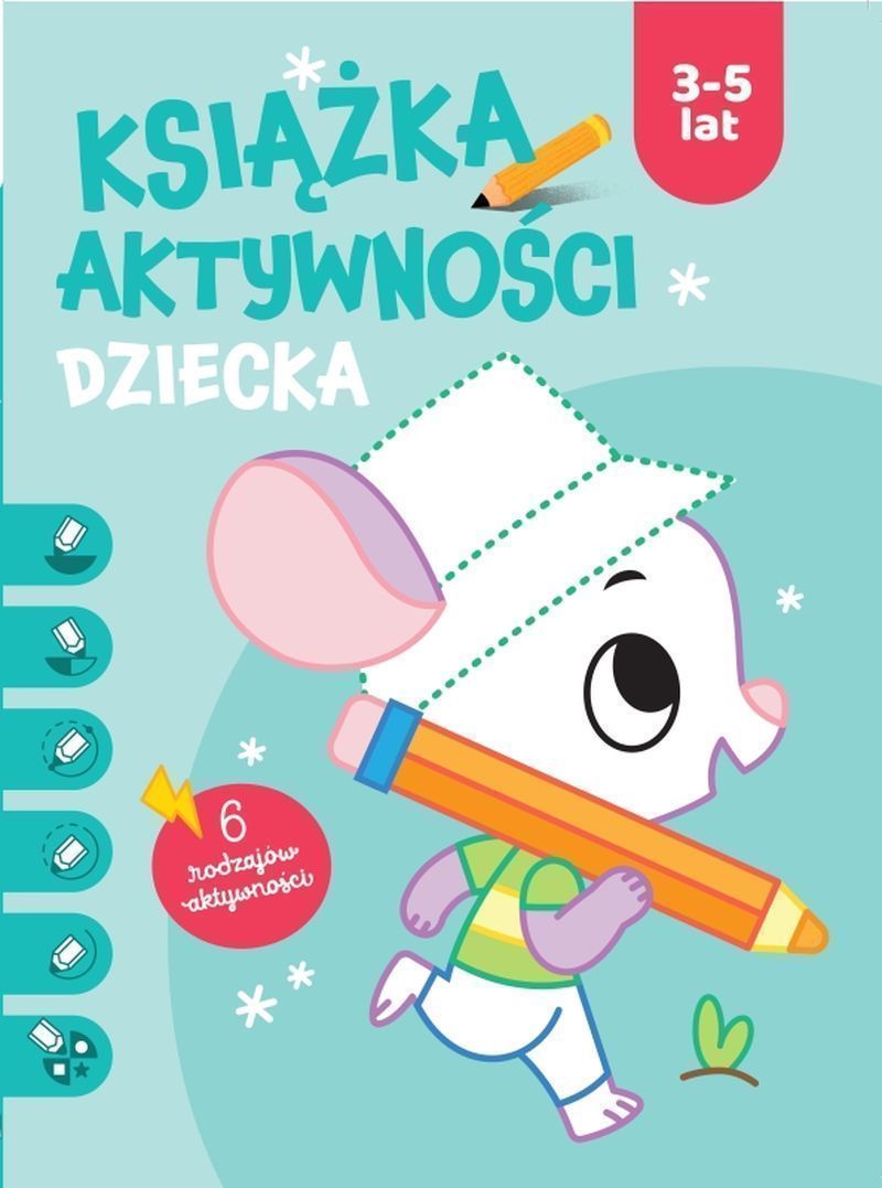 Image of Książka aktywności dziecka 3-5 lat. Niebieska