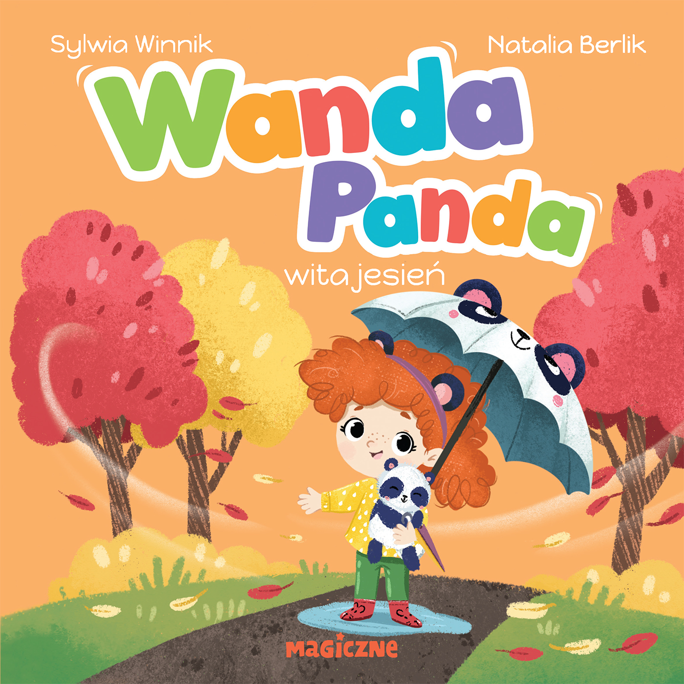 Image of Wanda Panda wita jesień. Wanda Panda