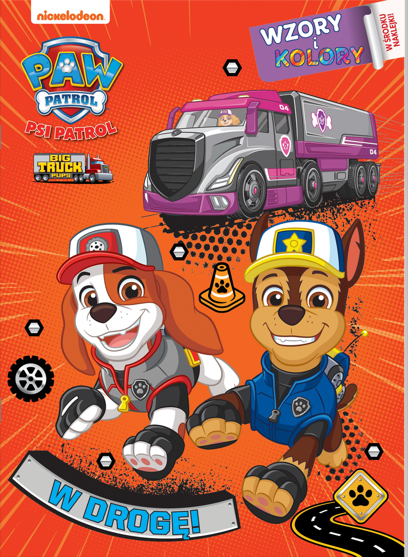 Image of W drogę! Psi Patrol. Wzory i Kolory