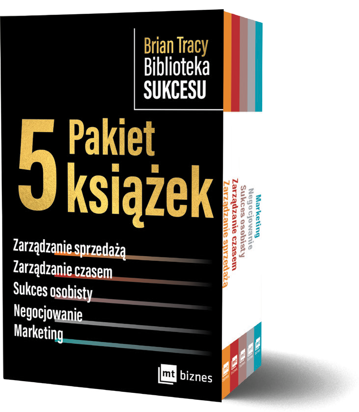 Image of Pakiet Brian Tracy Biblioteka Sukcesu. Zarządzanie sprzedażą / Zarządzanie czasem / Sukces osobisty / Negocjowanie / Marketing wyd. 2