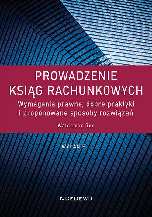 Image of Prowadzenie ksiąg rachunkowych. Wymagania prawne, dobre praktyki i proponowane sposoby rozwiązań (wy