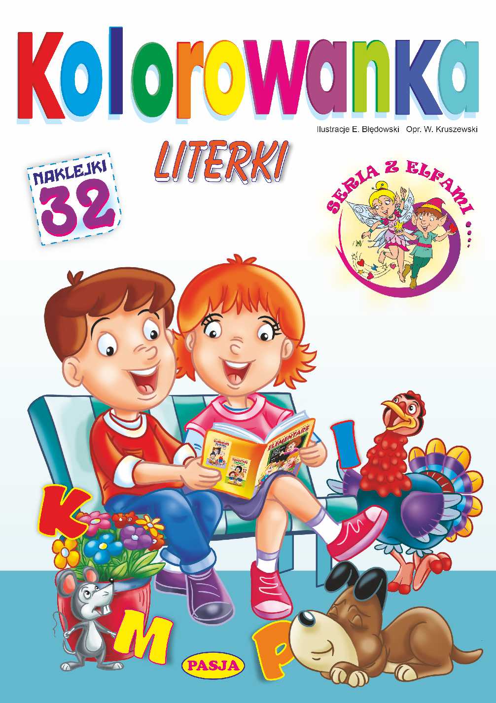 Image of Literki. Kolorowanka