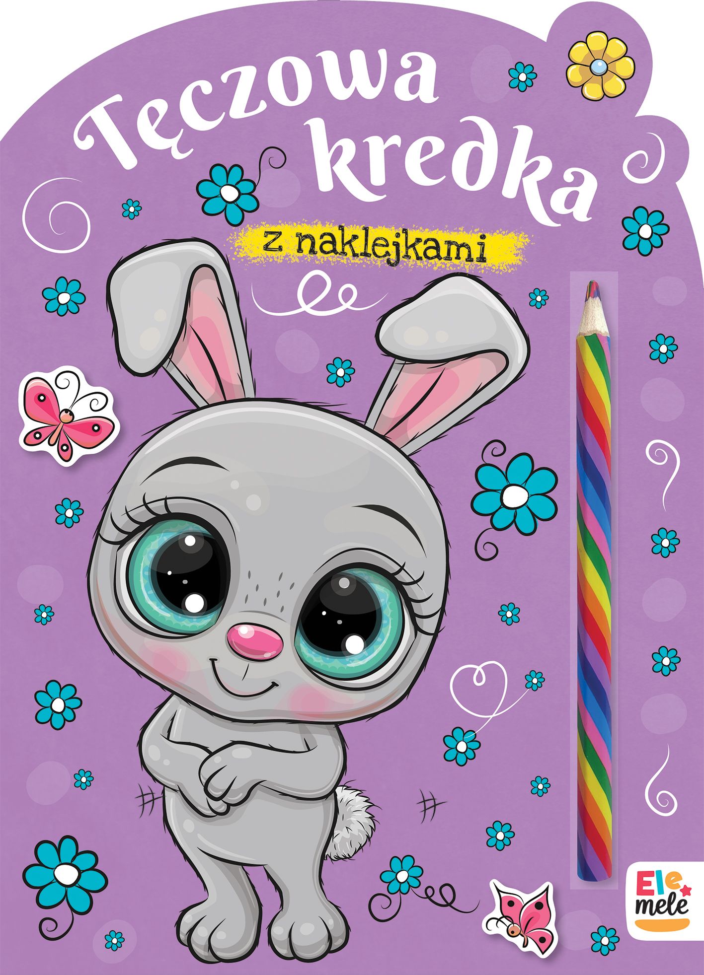 Image of Królik. Tęczowa kredka