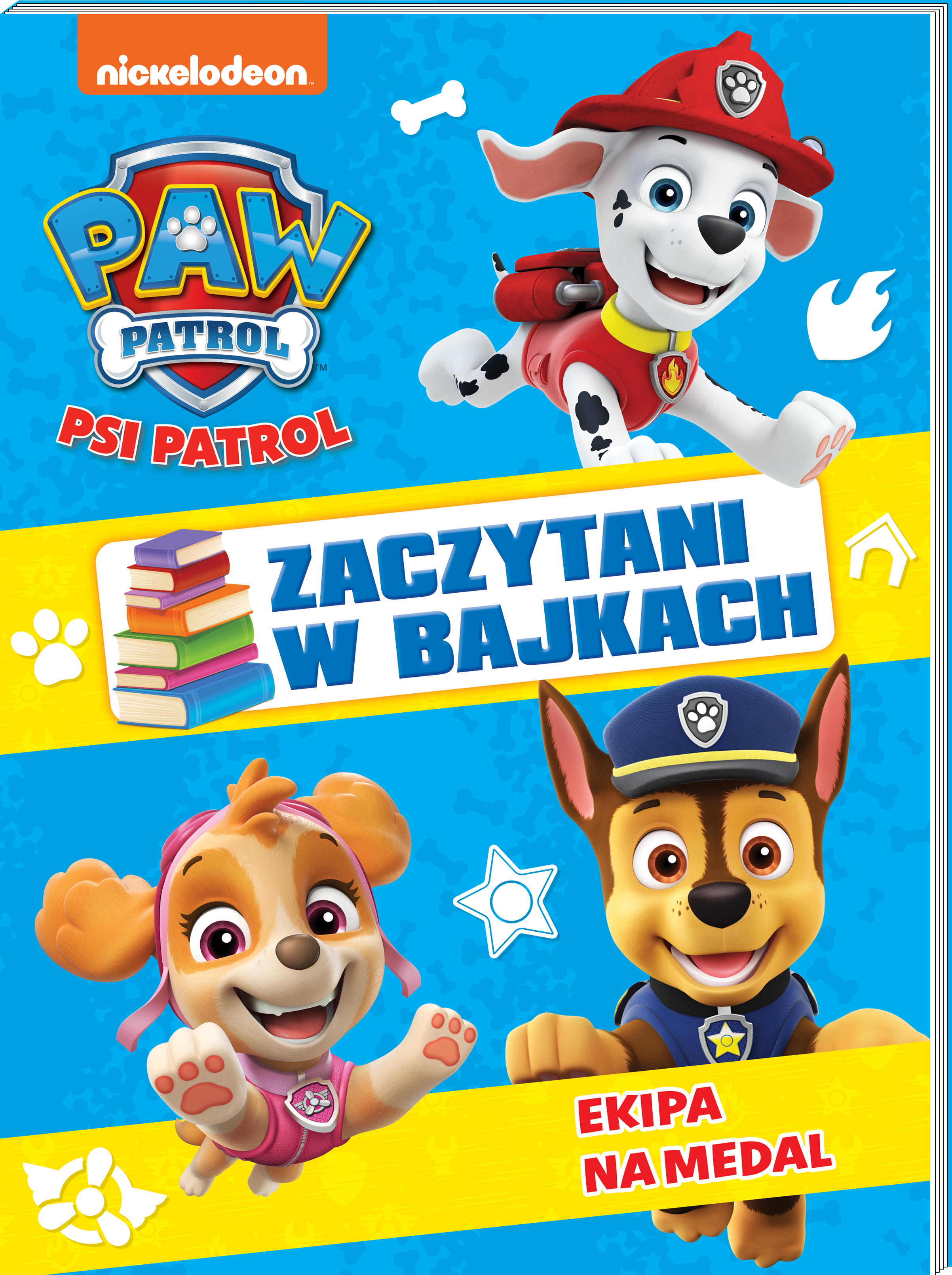 Image of Zaczytani w bajkach. Psi Patrol. Ekipa na medal Zaczytani w bajkach