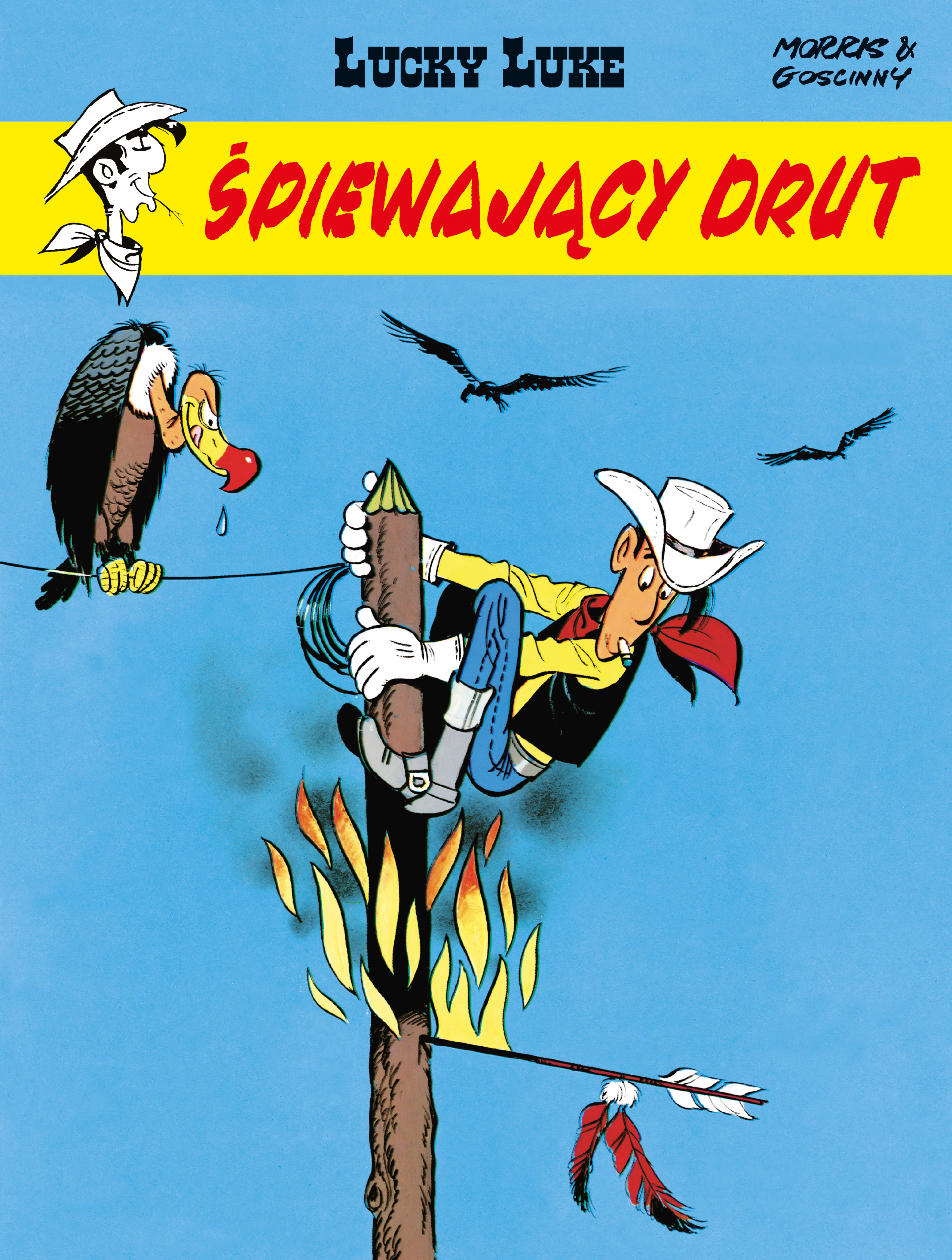 Image of Śpiewający drut. Lucky Luke