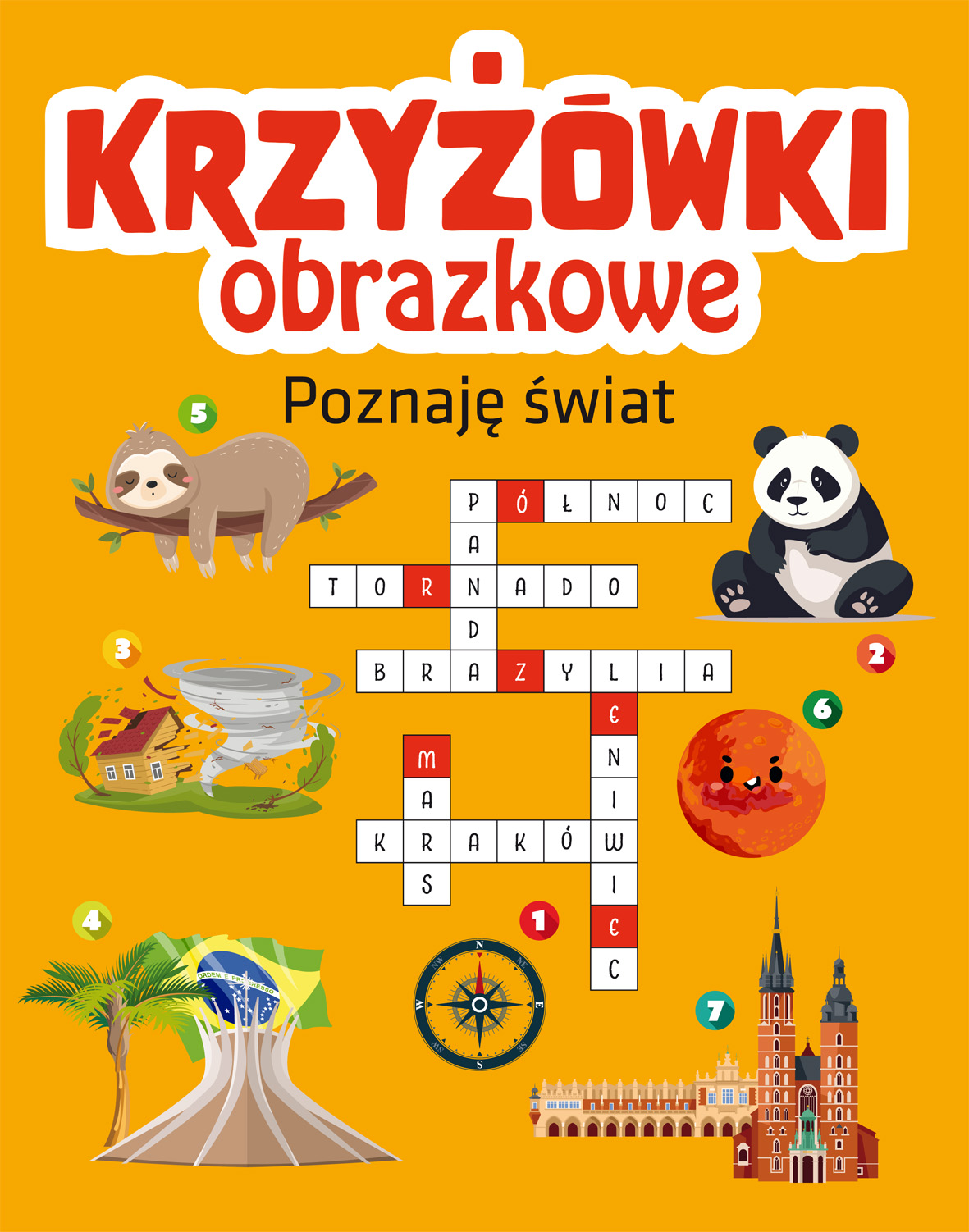 Image of Poznaję świat. Krzyżówki obrazkowe