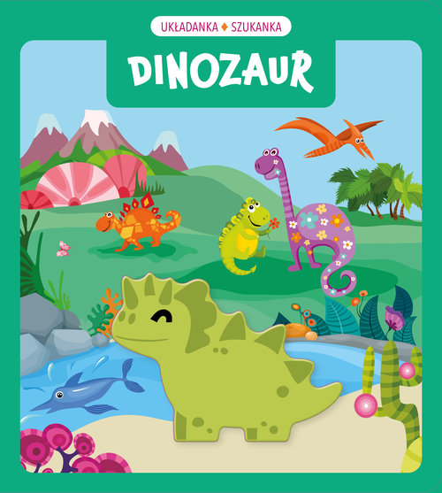 Image of Układanka szukanka. Dinozaury