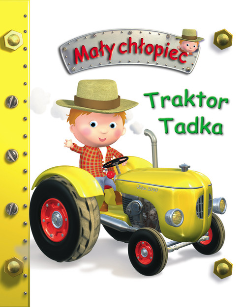 Image of Traktor Tadka. Mały chłopiec
