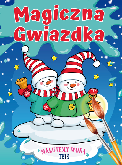 Image of Magiczna Gwiazdka, kolorowanki wodne. Malujemy wodą