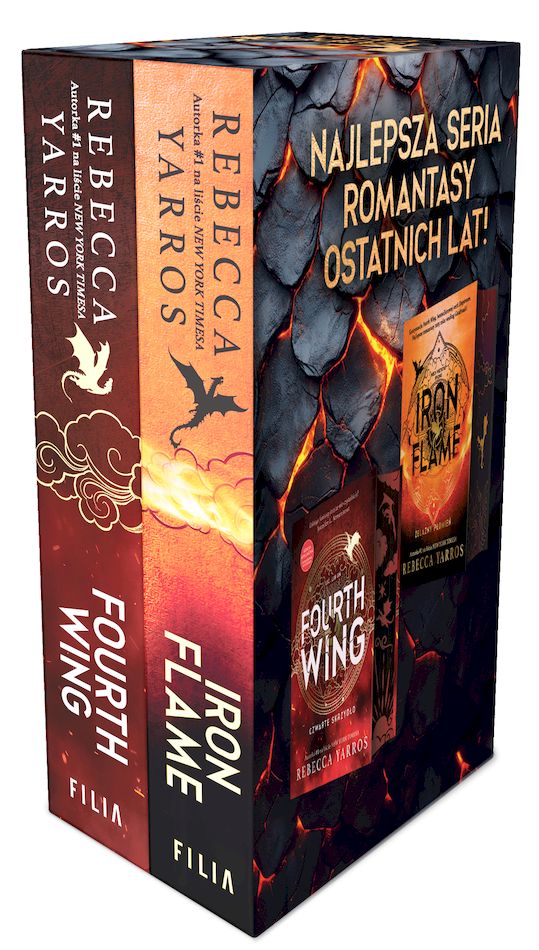 Image of Pakiet Fourth Wing. Czwarte Skrzydło / Iron Flame. Żelazny płomień