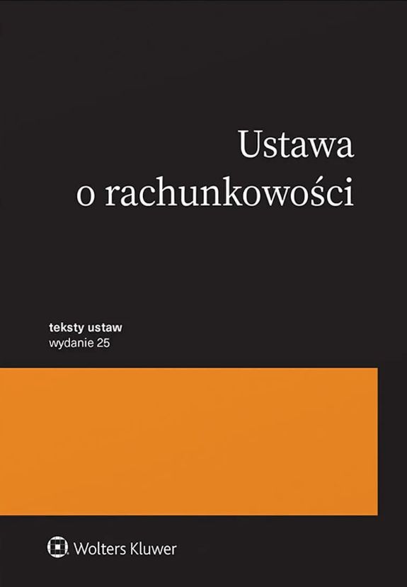 Image of Ustawa o rachunkowości