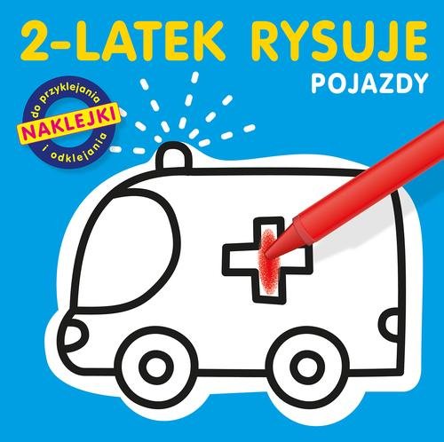 Image of 2 latek rysuje. Pojazdy